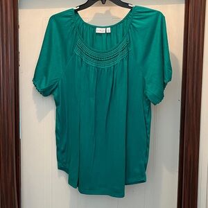 Kim Rogers Green Blouse